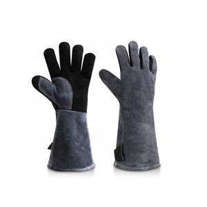 Guantes de Seguridad para Soldadura TIG/MIG de Cuero Vacuno Resistentes al Calor, Antideslizantes, Precio al por Mayor, Color Personalizado, Duraderos, Más Vendidos - Product Image 1