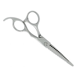 Professional Silver Color Hair Cutting <b>Barber</b> Scissors Best Quality Sharp Stainless Steel <b>Blades</b> SIGAL MEDCO Right-Handed Medium - Product Image 6