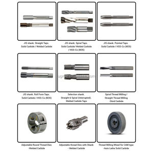 J11.StT.SC-01 - Machos de roscar manuales - M4 M5 M6 M8 M10 M12 - Rosca M - Canales rectos - Machos de carburo sólido - Vástago JIS - Product Image 2