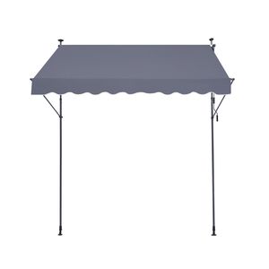 Tenda da Sole Retrattile per Esterni Sunsetter 249x119 cm con Manovella Manuale e Telo Rivestito Regolabile - Product Image 1