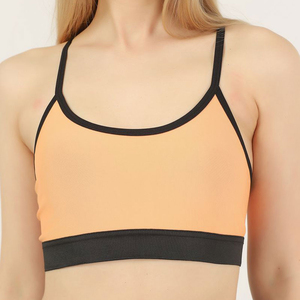 Soutiens-gorge de sport de qualité supérieure à col en U, vêtements de yoga, bretelles fines, sans couture, haute élasticité, brassière de fitness pour femmes - Product Image 6