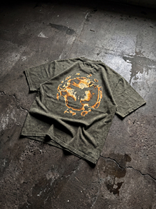<b>Men's</b> Acid Wash Oversized T <b>Shirt</b> Vintage Graphic Print Heavyweight Cotton Streetwear Drop Shoulder Casual Tee - Product Image 6