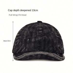 Gorra de Béisbol de Estilo Japonés Vintage con Visera Suave, de Pana Lavada, para Hombre y Mujer, a la Moda, para Exteriores, para Otoño - Product Image 2