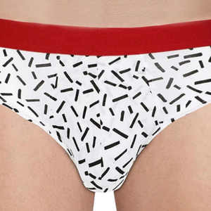 Oem Service Wholesale Plus Size Breathable Knitted <b>Polyester</b> Bamboo Customized Logo Waist <b>Boxers</b> Briefs Underwear for Men - Product Image 4