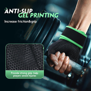 OEM Custom Half Finger Neoprene Weightlifting Gym Gloves for Sports Breathable Lightweight Non-Slip <b>Waterproof</b> Unisex - Product Image 3
