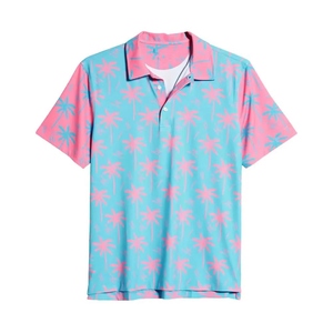 Camiseta de Golf Exclusiva 2026 para Hombre, Manga Corta, Absorbe la Humedad, Antiarrugas, Elástica, Cuello Sólido, Venta al Por Mayor OEM - Product Image 1