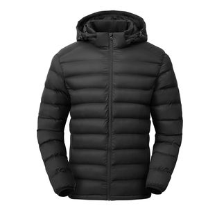 Professional Manufacture Men's Fashion Puffer Jacket Thick Quilted Winter Warm Street Style Outerwear Men Puffer Jackets - Product Image 2
