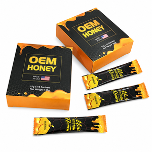 New packaging hot yellow delicious <b>honey</b>, 15g packaging for you to bring a wonderful experience - Product Image 4