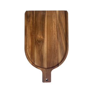 Planche à charcuterie extra longue en bois d'acacia avec poignées |   Plateau de service en bois massif pour pain et fromage - Product Image 4
