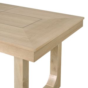 Tavolo da pranzo allungabile in 7 pezzi 18 \ "Move Leaf 78 \" tavolo da cucina in legno rustico 6 sedie imbottite Set sala da pranzo - Product Image 3