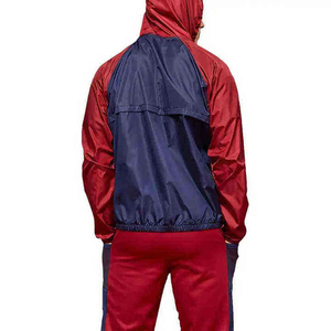 Conjunto Deportivo de Dos Piezas, Chaqueta Cortavientos y Pantalones Cortos de Nailon para Hombre, con Logotipo Personalizado de Verano 2026, Hecho en Fábrica - Product Image 3