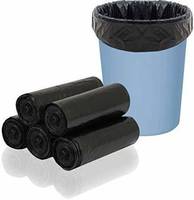 Sacs poubelle noirs robustes et résistants, biodégradables, en plastique, rouleau de sacs poubelle, grand format, 13 à 30 gallons, LDPE HDPE, vente en gros d'usine