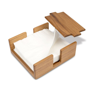 Decorative wooden napkin holders for <b>party</b> <b>table</b> setting Sustainable mango wood napkin holder - Product Image 4