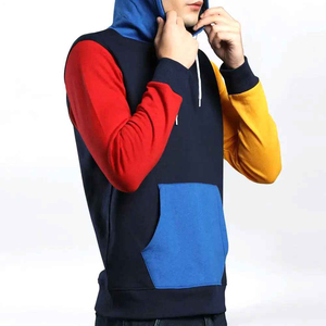 Ensemble de sweats à capuche rayés pour homme, avec logo personnalisé, en coton, manches longues et pull sport - Product Image 6