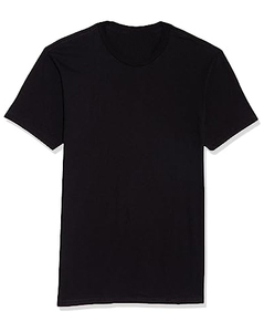 T-shirt col rond personnalisé avec logo sérigraphié pour homme, en coton biologique épais tricoté, grande taille, uni, coupe oversize - Product Image 1