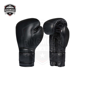 Guantes de Boxeo de Cuero Vacuno de Primera Calidad, Ligeros, Cómodos y Personalizados, con Logotipo Personalizado y Correa de Muñeca Ajustable - Product Image 1
