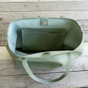 แฟชั่นสตรีทำด้วยมือสีทึบเข้ากันกับทุกชุดกระเป๋าหนังวัวความจุขนาดใหญ่กระเป๋าสะพายแบบมีซิปแบบพกพา LTB-0237 - Product Image 4