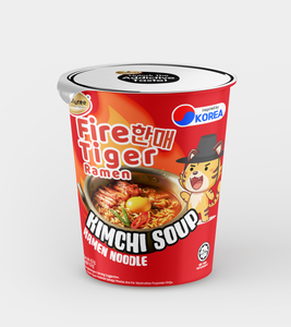 Ramen Picante Coreano Halal en Vaso, Sabor a Pollo, Bajo en Carbohidratos, Horneado, 0 Grasa, Fideos Instantáneos Listos para Enviar, Empaquetados en Barril - Product Image 2