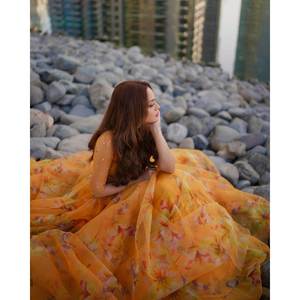 ชุดราตรีที่สวยงามกระจกทำงานจริง lehenga choli สำหรับงานปาร์ตี้ - Product Image 2