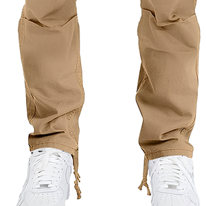 Pantalon cargo en coton Ripstop slim, multi-poches, léger, durable, vêtements de travail d'extérieur, fabrication OEM personnalisée, vente en gros - Product Image 5