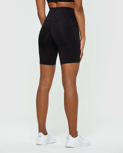 Best Selling Black Essential <b>Shorts</b> For <b>Women</b> With Pockets High Waisted <b>Women</b> <b>Shorts</b> <b>Compressive</b> Waistband & Workout Gym <b>Shorts</b> - Product Image 4