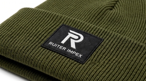 RUITER IMPEX Olive <b>Green</b> <b>Beanie</b> Hat Unisex Adult Casual Winter Cuffed Solid Color Acrylic Knitted 3D Embroidery Street Style - Product Image 6