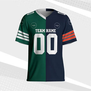 Camiseta de Fútbol con Logotipo Personalizado para Hombre, Estilo Vintage, Estampado Digital de Letras, Cuello en V, Estilo Urbano, Malla Transpirable de Secado Rápido - Product Image 5