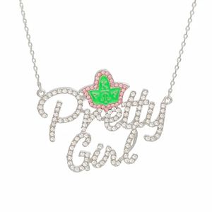 Collier pendentif transparent pour femme, bijou fantaisie, chaîne élégante avec breloque en cristal, cadeau idéal pour les fêtes et le quotidien - Product Image 1
