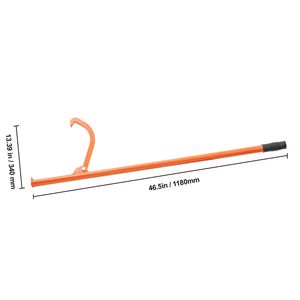 Gancio per Tronchi in Acciaio Resistente da 46,5 Pollici, Doppia Funzione, Sollevatore per Tronchi da 32 Pollici di Diametro, Rullo per Legname, Attrezzo per Silvicoltura - Product Image 2
