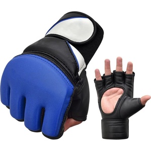 ถุงมือ MMA คุณภาพสูง พรีเมียม สำหรับการฝึกซ้อม ทำจากหนัง ใช้งานกลางแจ้ง ปรับแต่งได้ น้ำหนักเบา สายรัดข้อมือปรับได้ - Product Image 4