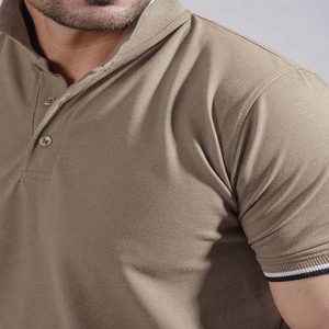 Polo à manches courtes pour homme, couleur unie, décontracté, tricoté, uni, teint - Product Image 4