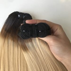 Extensions de cheveux vietnamiens HD Lace Frontal lisses avec fermeture en lot de cheveux humains couleur 1B dentelle transparente brute vente en gros - Product Image 4