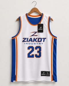 Maillot de basket-ball authentique rétro blanc et bordeaux personnalisé, le plus vendu en gros directement de l'industrie - Product Image 2