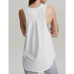 เสื้อกล้ามผู้หญิงดีไซน์ใหม่-โลโก้สั่งทำ ผ้าฝ้าย 100% ระบายอากาศได้ดี แห้งเร็ว เป็นมิตรกับสิ่งแวดล้อม ขายดี - Product Image 2