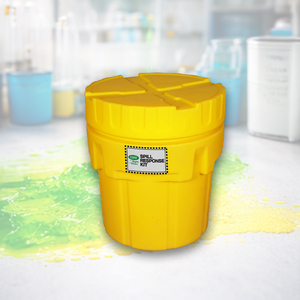 Kit de réparation de déversements chimiques 75L avec fût de récupération, kit absorbant pour la gestion des déversements de matières dangereuses pour les interventions d'urgence industrielles - Product Image 2