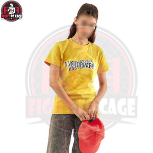 Camisetas de Manga Corta para Mujer, Color Amarillo, Totalmente Personalizadas, Verano, Tacto Suave, Alta Calidad, 100% Algodón - Nueva Llegada, Buena Venta - Product Image 3