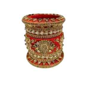 Luxury Trendy Islamic Multi Color Wedding <b>Bangles</b> <b>Set</b> Gold Plated Traditional Women's Jewelry Collection - Product Image 2