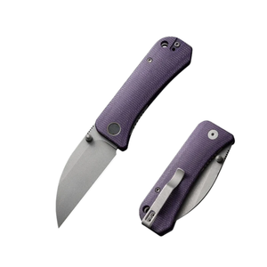 Couteaux pliants avec manche ergonomique bleu, lame en acier inoxydable, design pliable portable pour les travaux utilitaires extérieurs généraux - Product Image 1