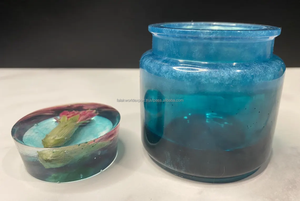 Unique Resin Dry Fruit Squire <b>Jar</b> Resin Tray <b>Jar</b> Candy Box Box Fruit Box <b>Jars</b> Kitchenware Gifts for Dry <b>Food</b> Storage Container - Product Image 6