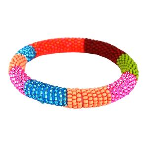 Bracelets de broderie de perles multicolores de luxe fabriqués à la main Designs à la mode avec un style classique Restez à la mode avec les dernières tendances - Product Image 1