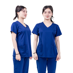 FMF VN Vérifié Fabricant Casual Nursing Scrubs Uniforme Bonne Stretch Respirant Chemise d'Hiver pour Femmes Hommes Brodé - Product Image 3