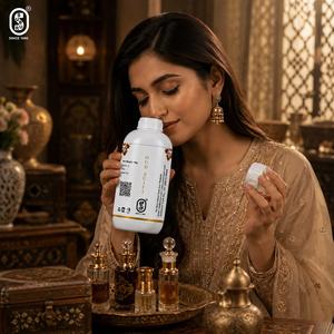 Fragancia Oud Sufi Tea, Aroma Amaderado, 100g, Botella Blanca, Aceite de Perfume para Aromaterapia, Spa y Masajes - Product Image 2