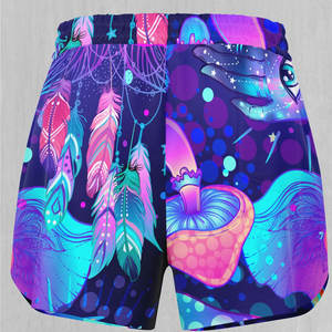 Shorts pour femmes personnalisés en gros avec logo sublimé, respirants, tendance, pour la natation et la planche à roulettes - Product Image 6