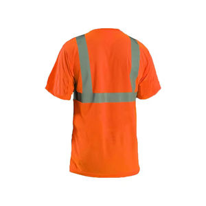 เสื้อยืดทำงานแบบสั่งทำพิเศษ ผ้าแคนวาสคอตตอน 100% น้ำหนัก 240 กรัม ระบายอากาศได้ดี คอทรงโอ แขนปกติ สะท้อนแสงด้านหน้า พร้อมโลโก้ มองเห็นได้ชัดเจน - Product Image 3