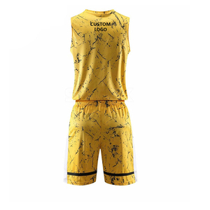 Conjuntos de Uniformes de Baloncesto Personalizados Más Vendidos, 100% Poliéster, Secado Rápido, Transpirables, Antibacterianos, Sin Mangas, Unisex - Product Image 3