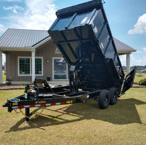 Remorque benne basculante Big Tex 7x16 de haute qualité, 7 tonnes, 14LP-16, à bords hauts, pour usage professionnel, avec la meilleure offre promotionnelle à prix abordable - Product Image 1