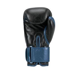 Gants de boxe bleus de haute qualité, en cuir durable, vente en gros, équipement de protection sportif haut de gamme pour les arts martiaux - Product Image 2