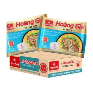 Vifon Hoang บะหมี่กึ่งสำเร็จรูประดับพรีเมียมพร้อมหมูสับแท้130กรัม - Product Image 2