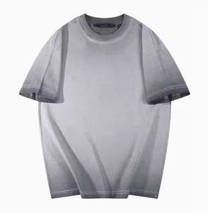 T-shirts pour hommes de qualité supérieure en gros, fournisseur de t-shirts à manches courtes pour hommes en 100 % coton, t-shirts délavés à l'acide, t-shirts unis personnalisés Fighter - Product Image 4