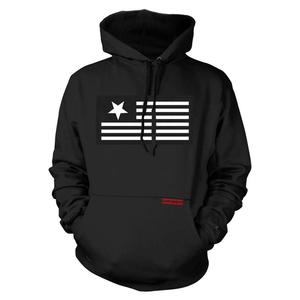 Sudadera con Capucha Blanca para Hombre con Estampado Rojo de 'Ha Ha' y Diseño de Sonrisa Amplia, Corte Regular, Estilo Casual para Otoño - Product Image 3